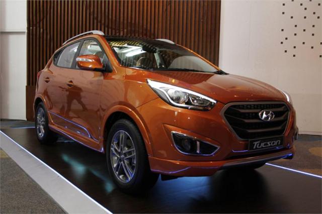 Hyundai Tucson tampak depan