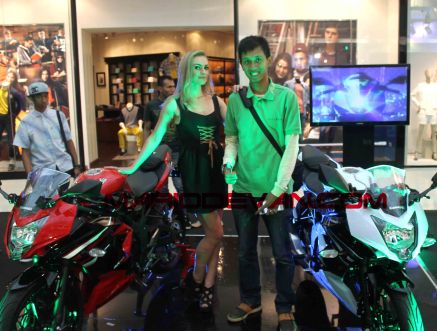 Launching Ninja RR Mono di surabaya beberapa tahun silam