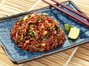 cegah kantuk saat puasa dengan beras merah