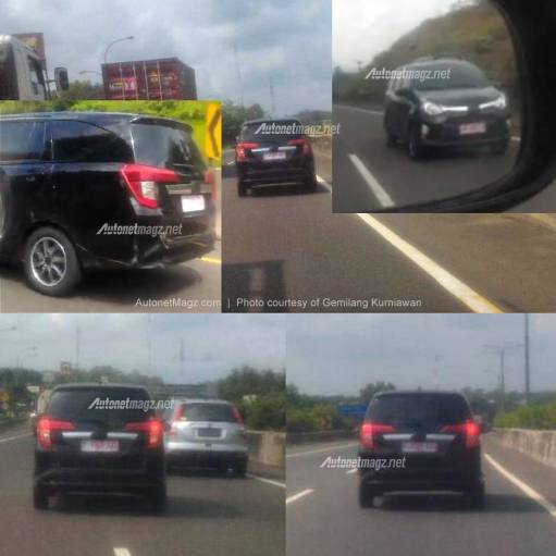 Foto Toyota Calya dijalan